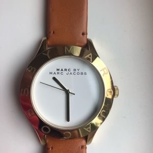Marc Jacobs Gold and Brown Watch